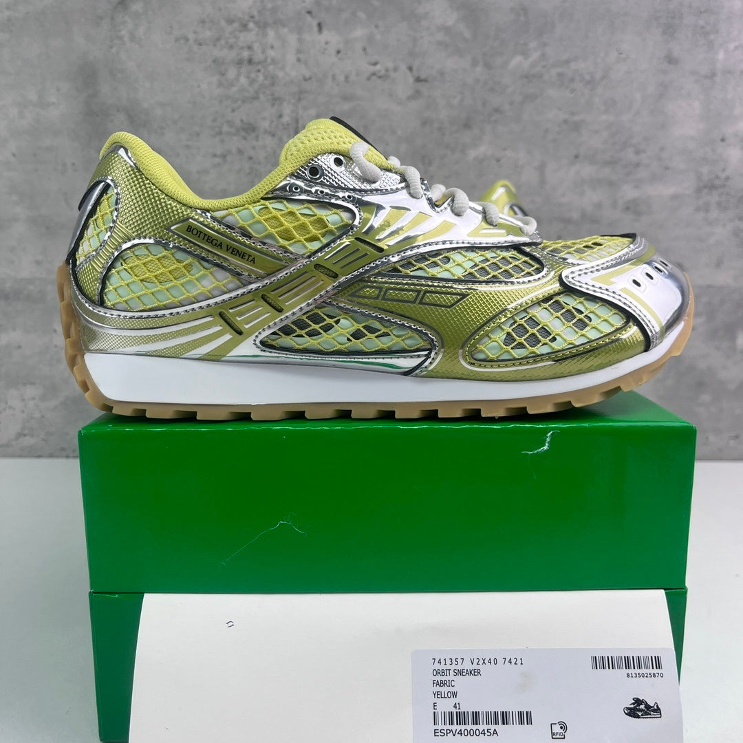Bottega venta orbit yellow and sliver