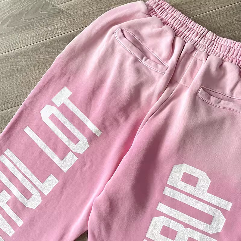 Pink that’s awful lotta cough syrup sweatpants