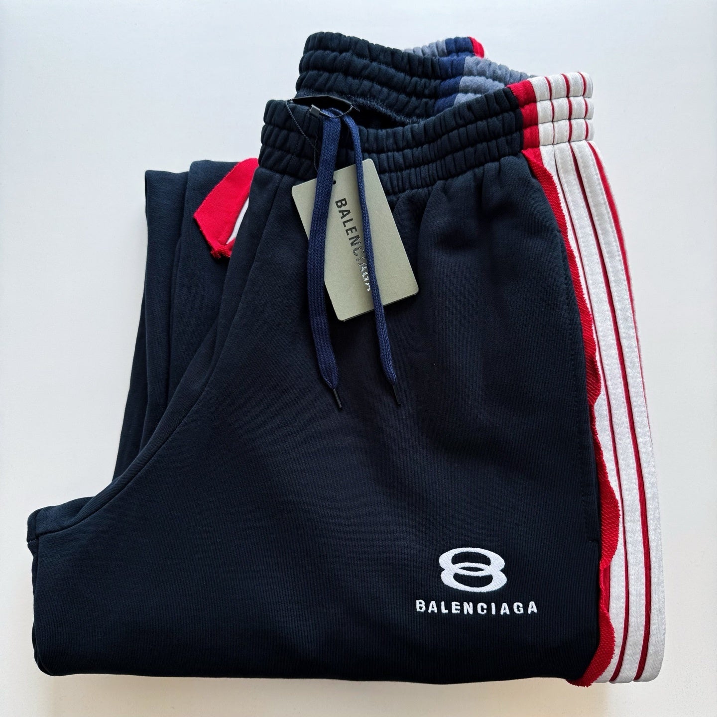 Balenciaga Men's Oversized Cotton Unity Sports Icon Sweatpants