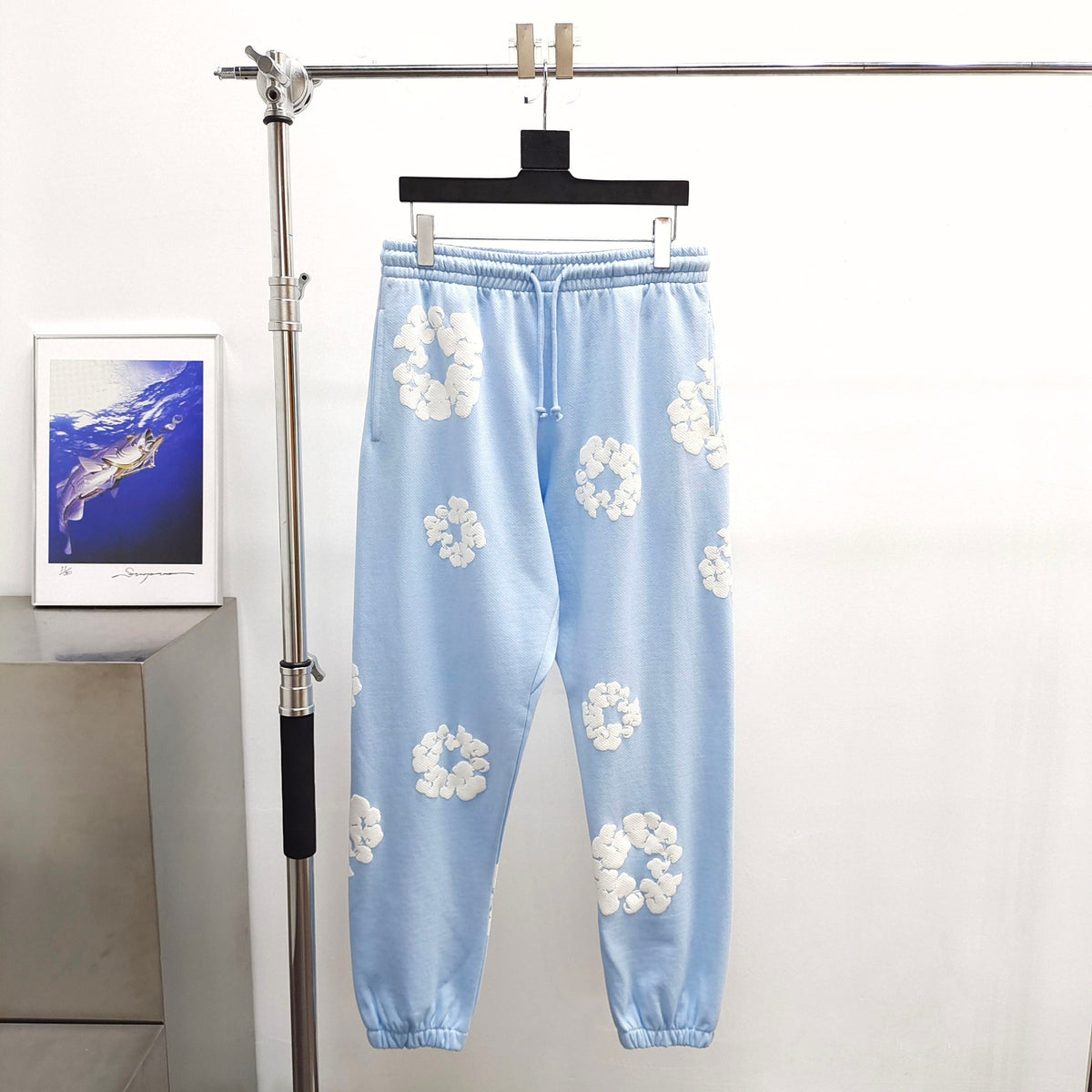 Denim Tears light blue sweatpants
