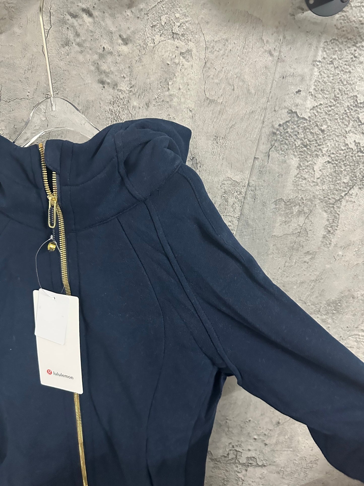 Lululemon dark blue scuba jacket