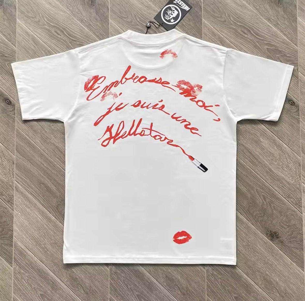 Hellstar French Kiss Crewneck T-Shirt