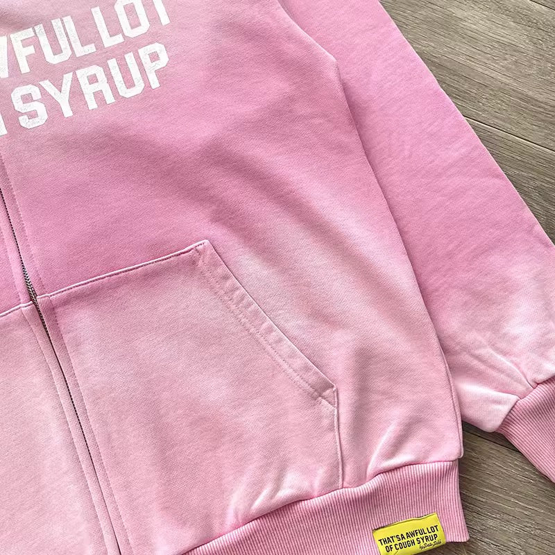 Pink that’s awful lotta cough syrup hoodie