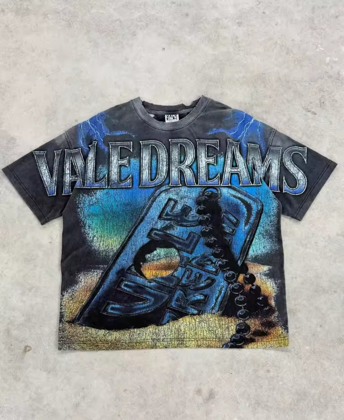 Vale dreams dog tag tee
