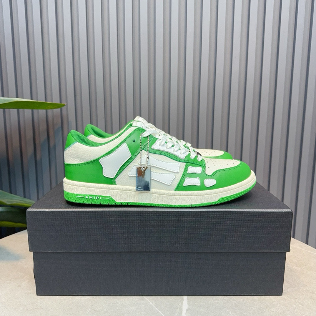 Amiri  Skel Top Low 'green white '