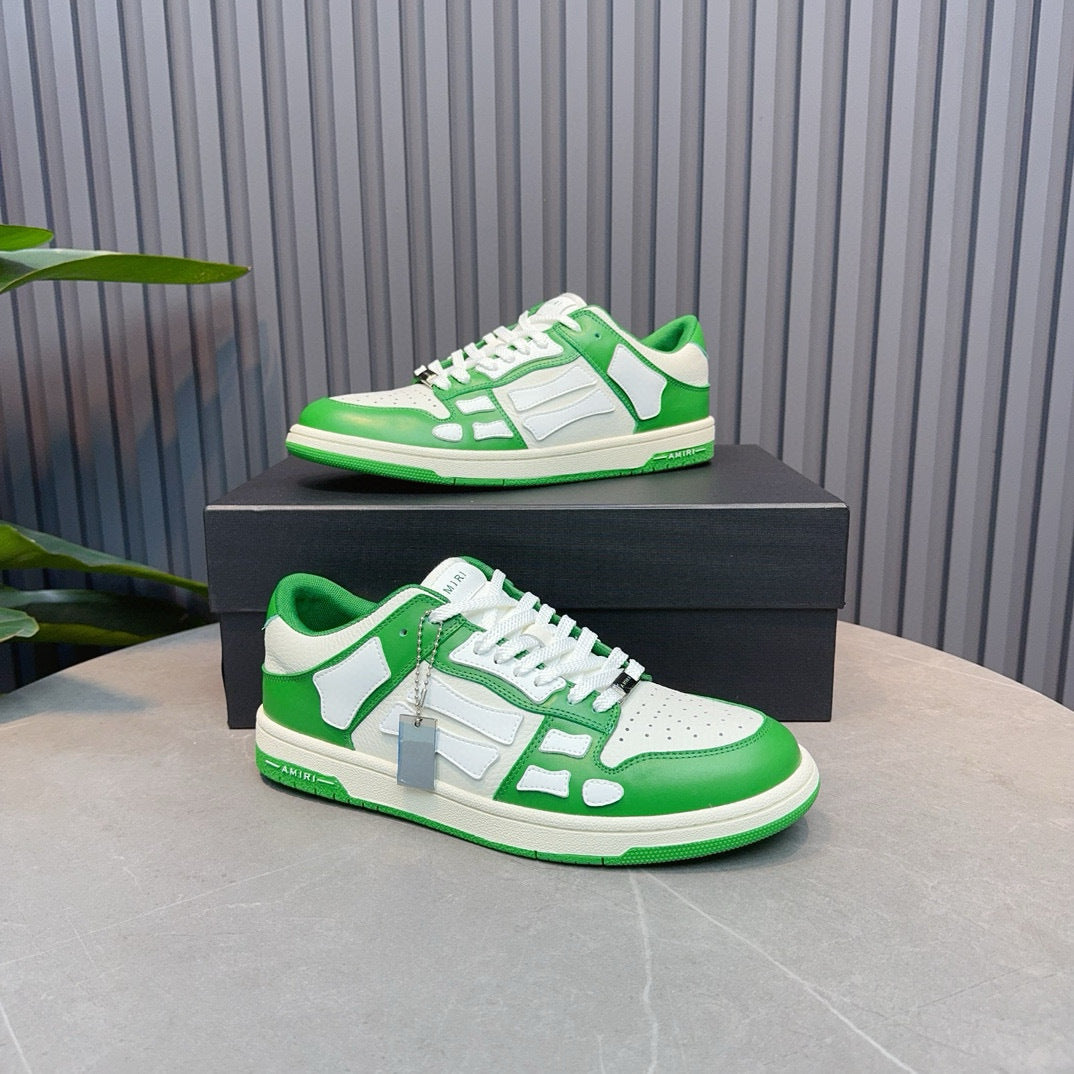 Amiri  Skel Top Low 'green white '