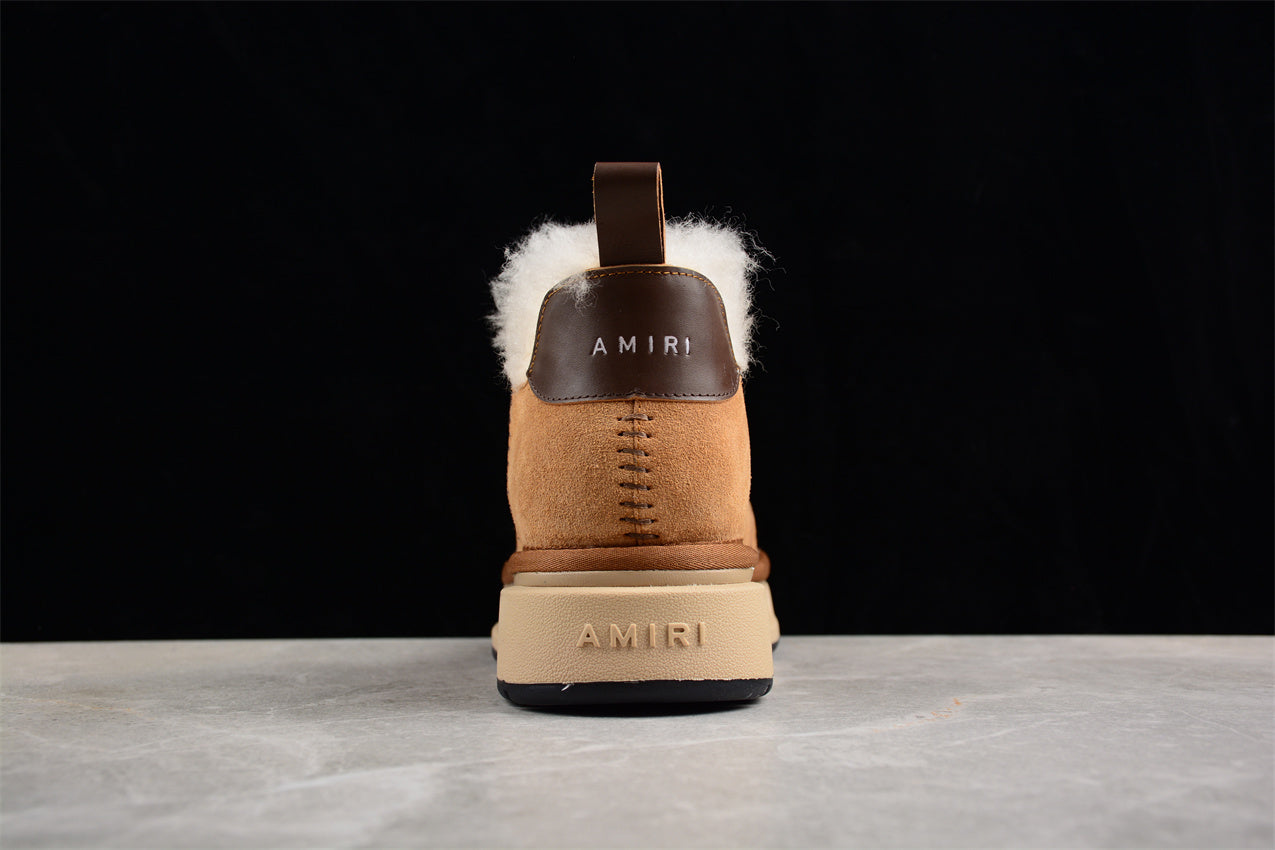 Amiri uggs Malibu suede boots brown