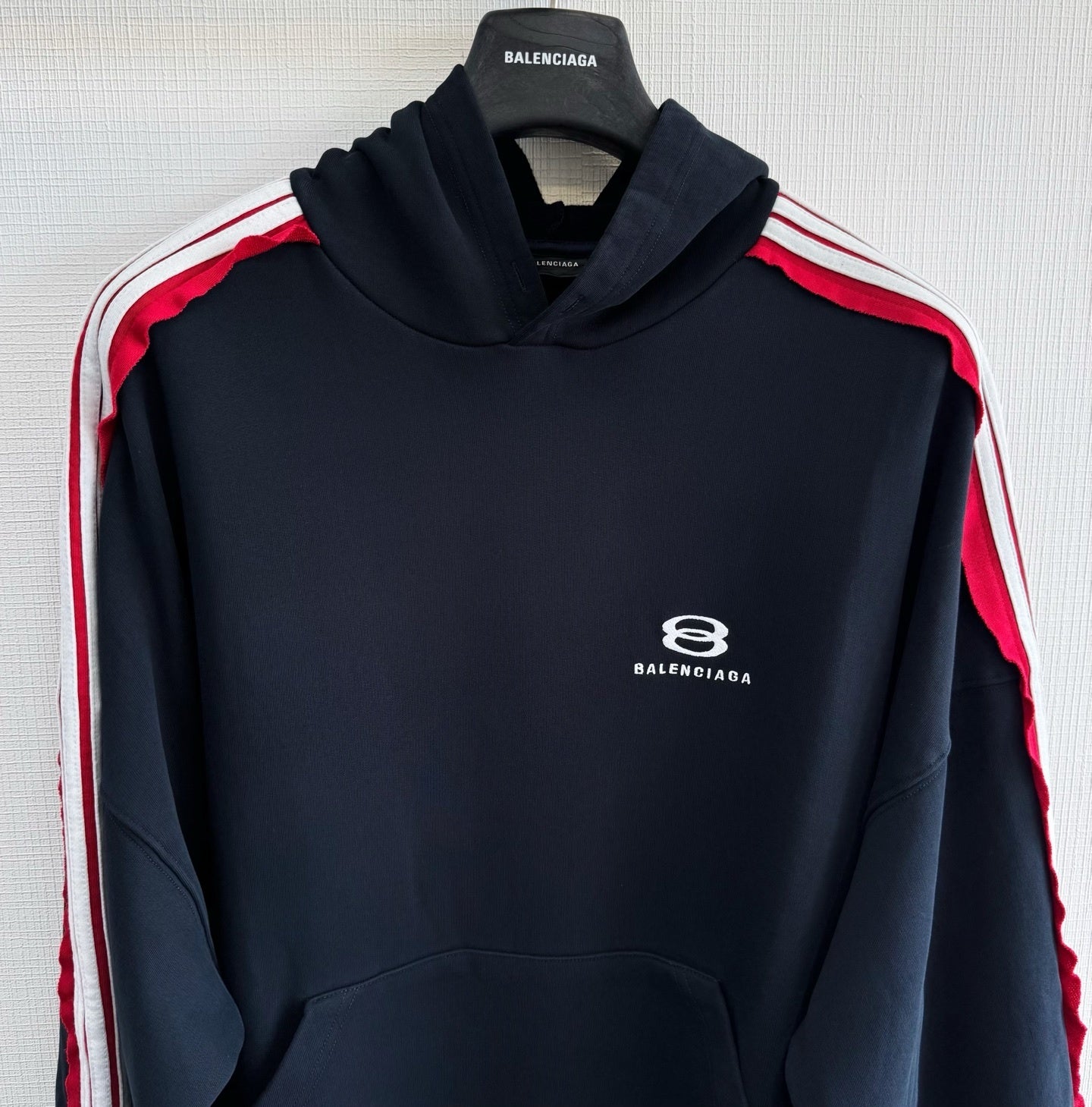 Balenciaga striped Unity Sports Icon Hoodie