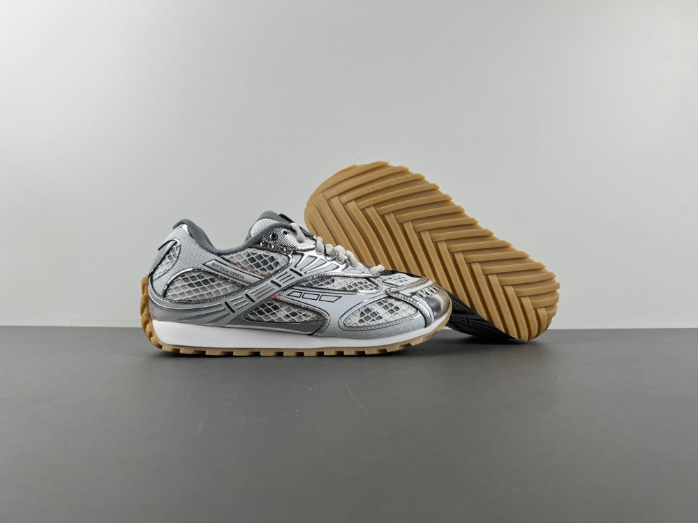 Bottega venta orbit silver and white