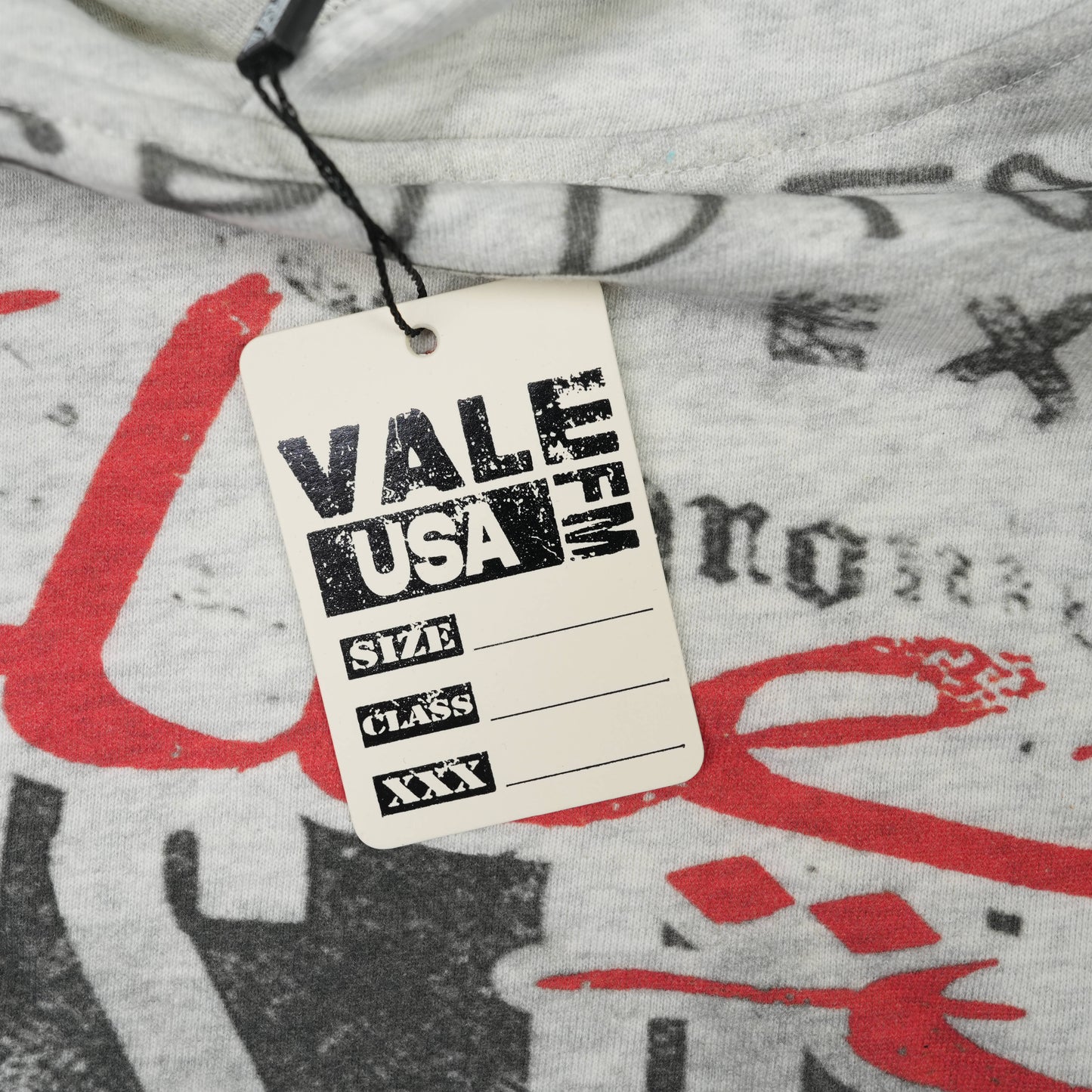 Vale Forever Mural Hoodie Grey