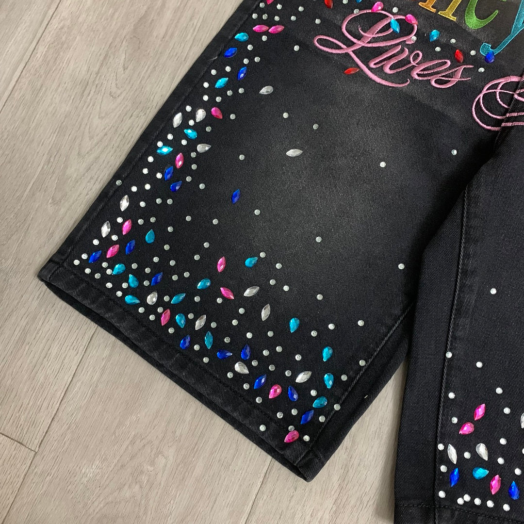Vale Forever Ice Cream Jorts Black