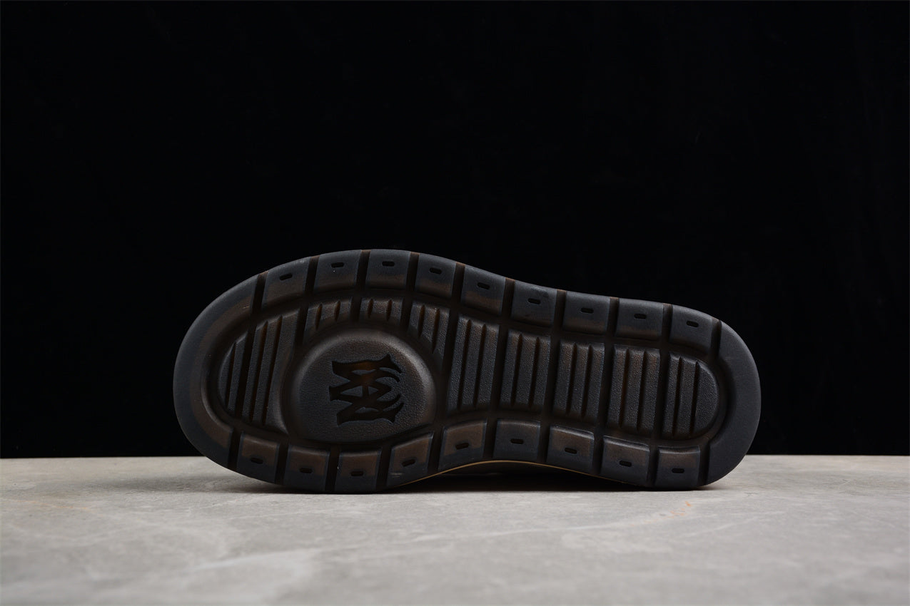 Amiri uggs Malibu suede boots white