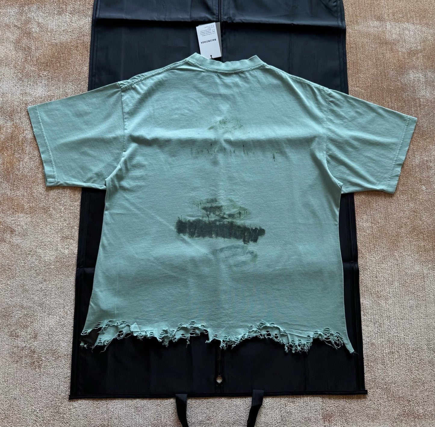 Balenciaga  DIY Imprint Cropped T-Shirt