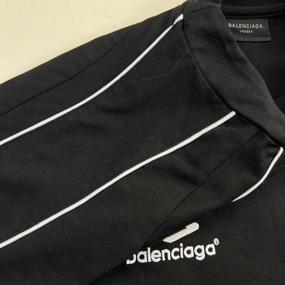 Balenciaga Paris Soccer Long Sleeve Oversized Jersey