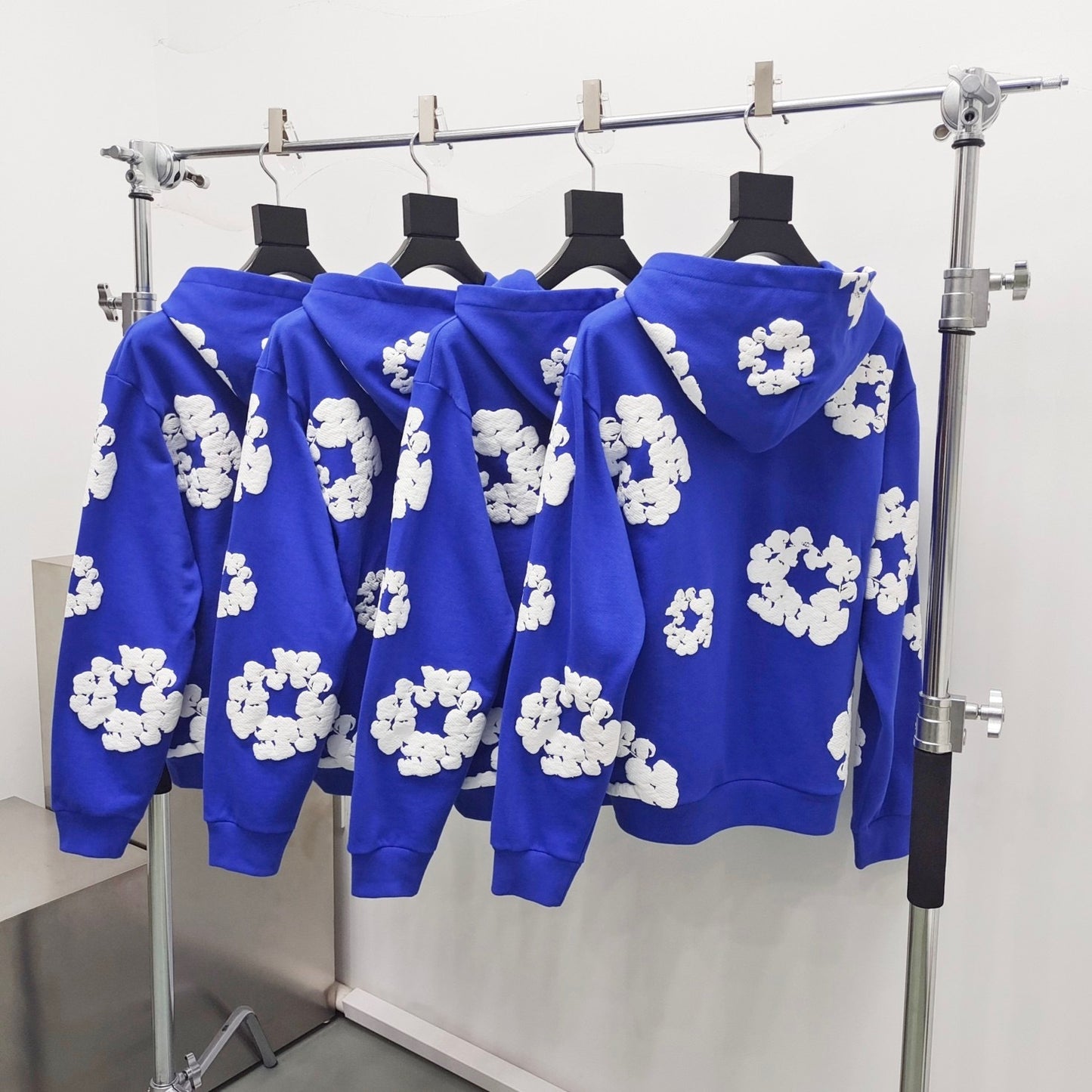 Dark blue denim tears hoodie