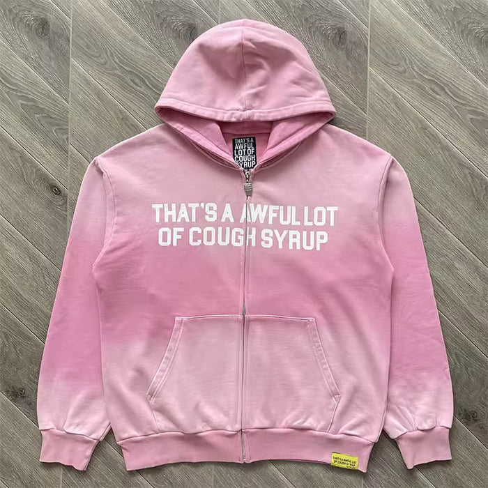 Pink that’s awful lotta cough syrup hoodie