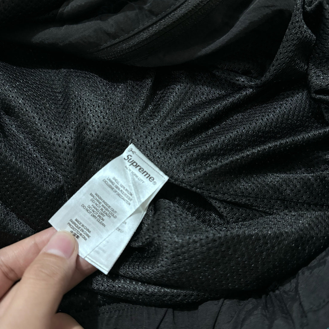 Supreme Ducati track jacket black gray and red