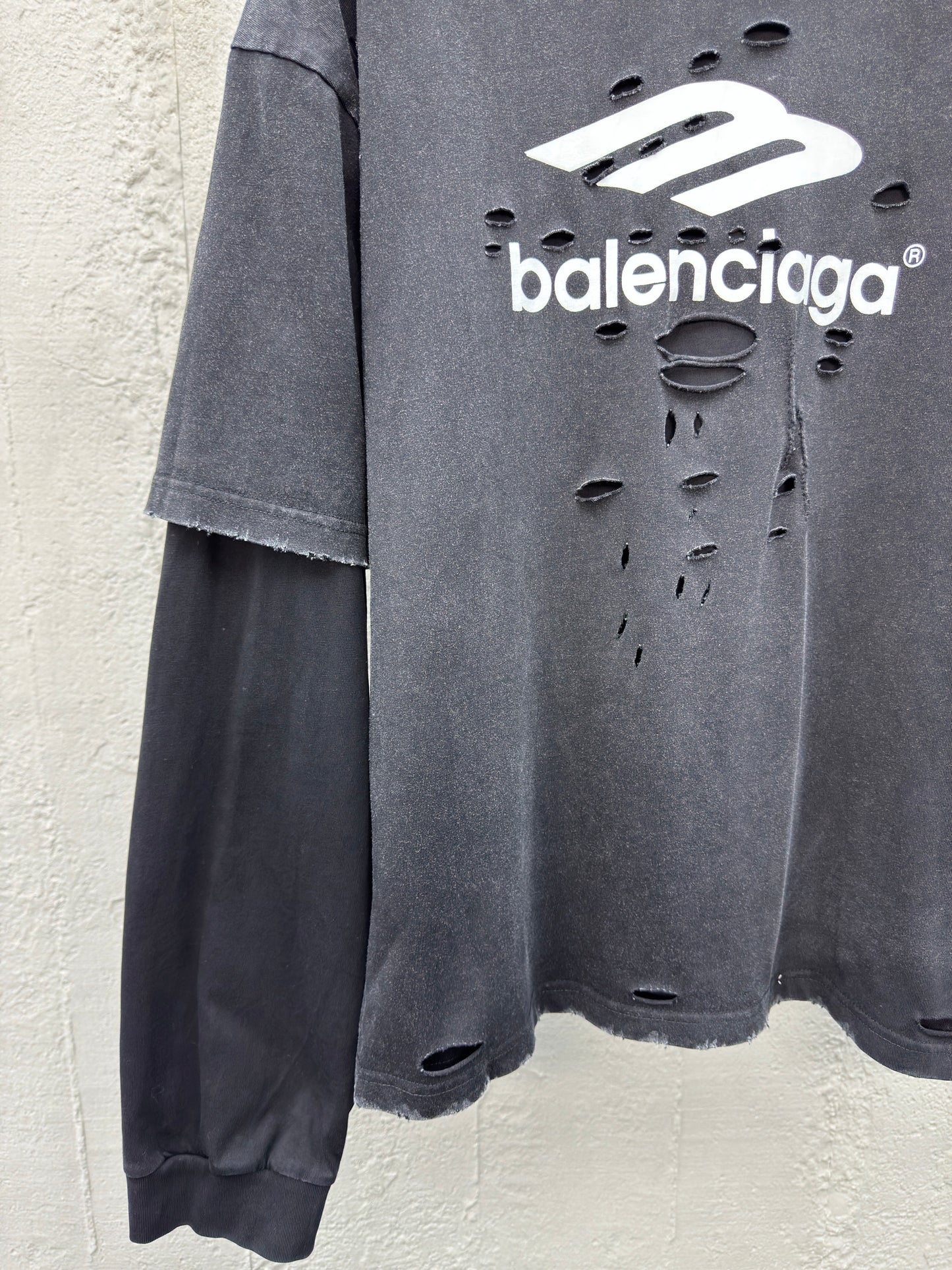 Balenciaga Layered 3B Shirt Black