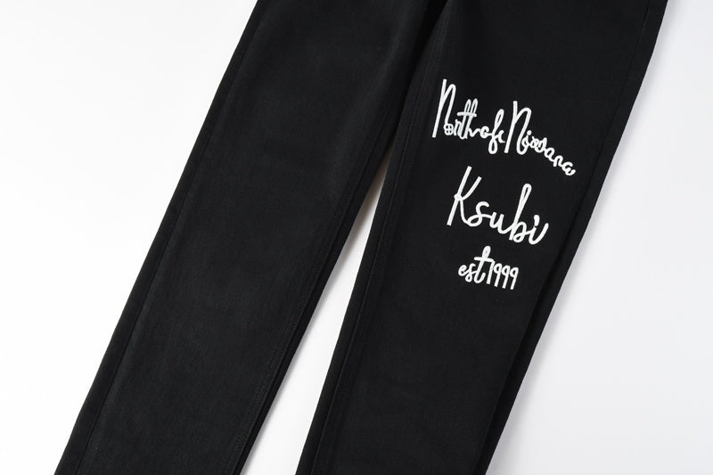 KSUBI denim black  skinny jeans