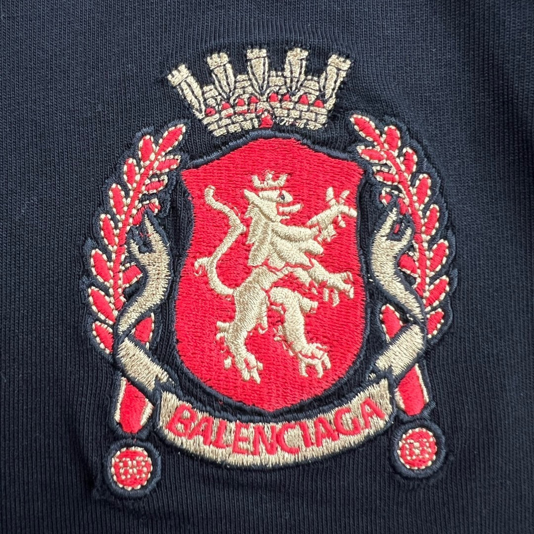 Balenciaga Paris Soccer Long Sleeve Oversized Jersey