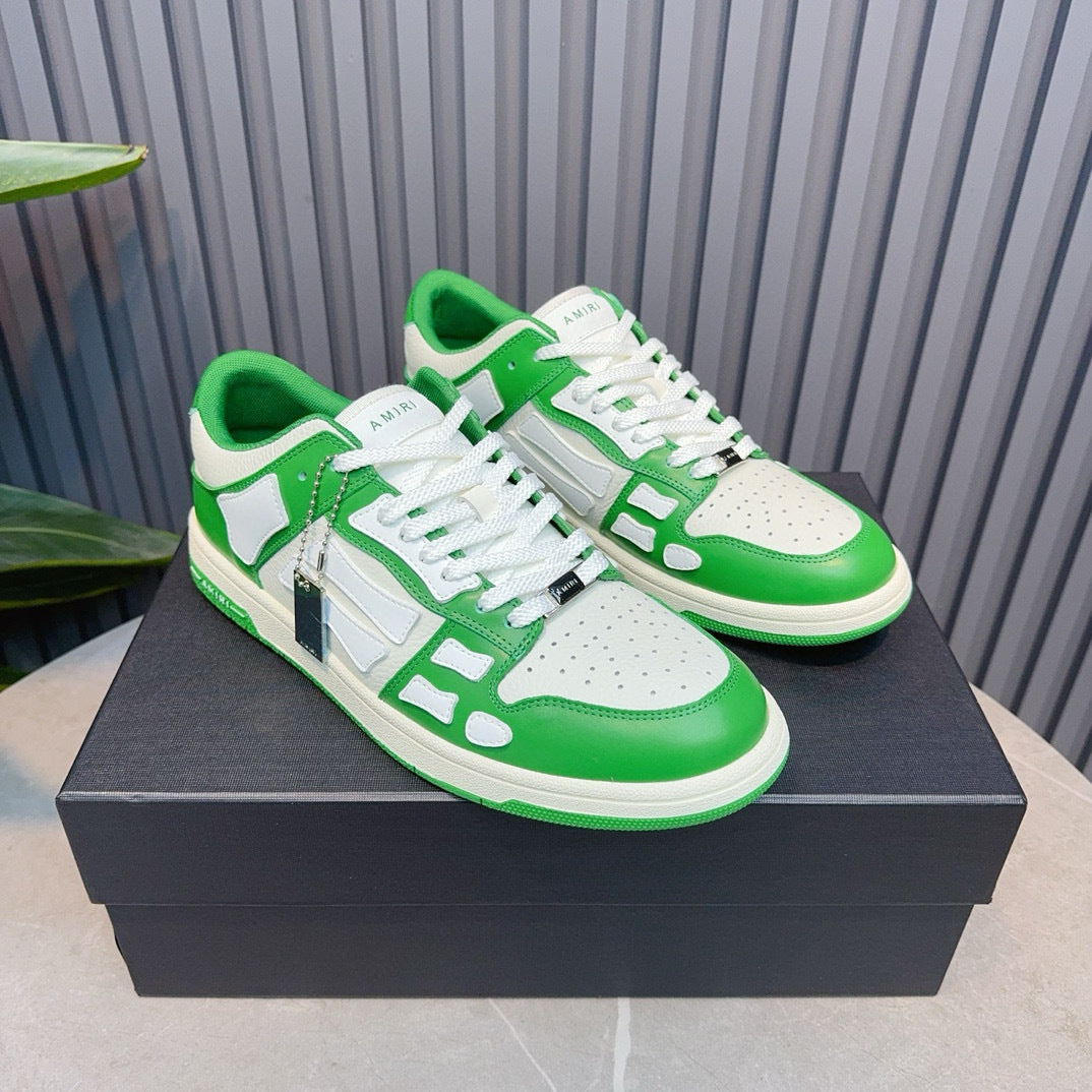 Amiri  Skel Top Low 'green white '