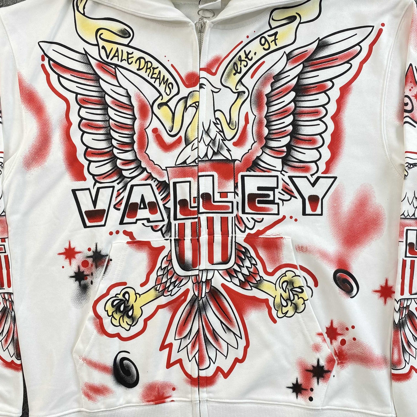 Vale Forever flag hoodies