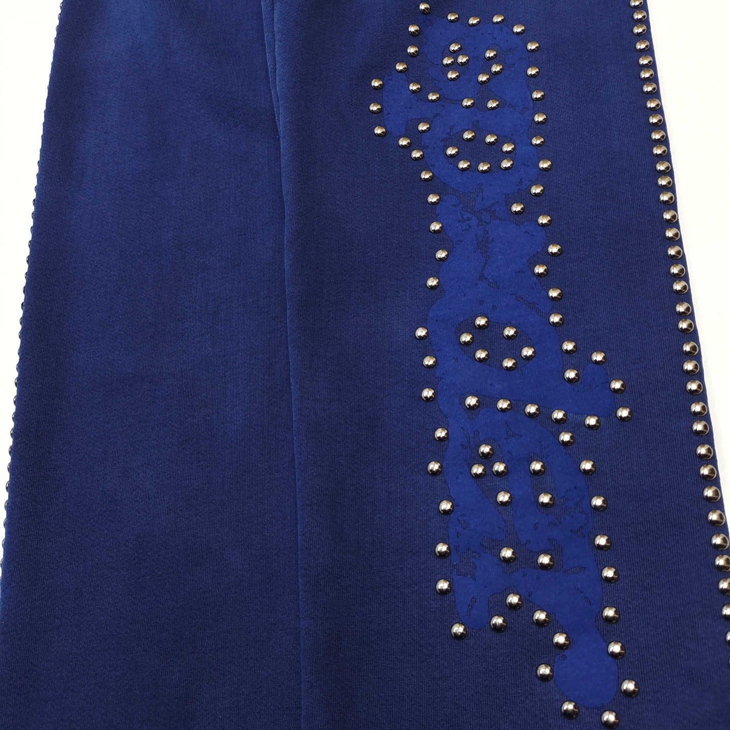 Sp5der FW25 Punk V3 Studded Sweatpant Blue