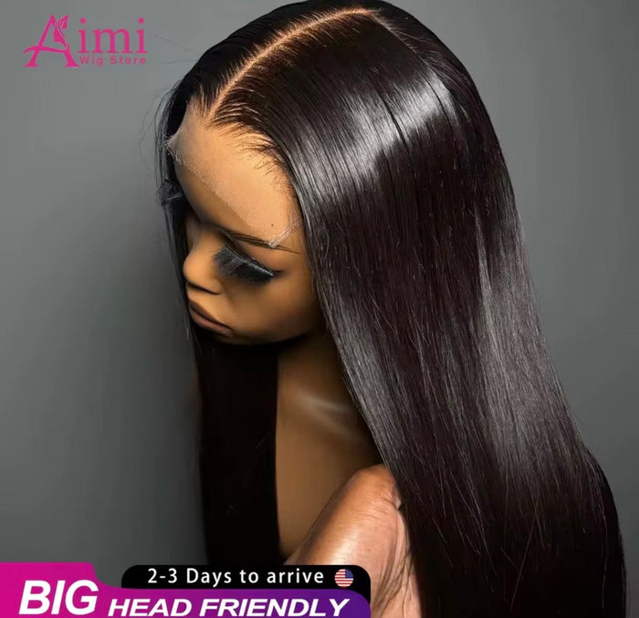 13x6 Lace Front Wigs Human Hair 180 Density Hd Body Wave Lace Frontat Human Hair Wigs For Women Glueless Pre Plucked Black Wig
