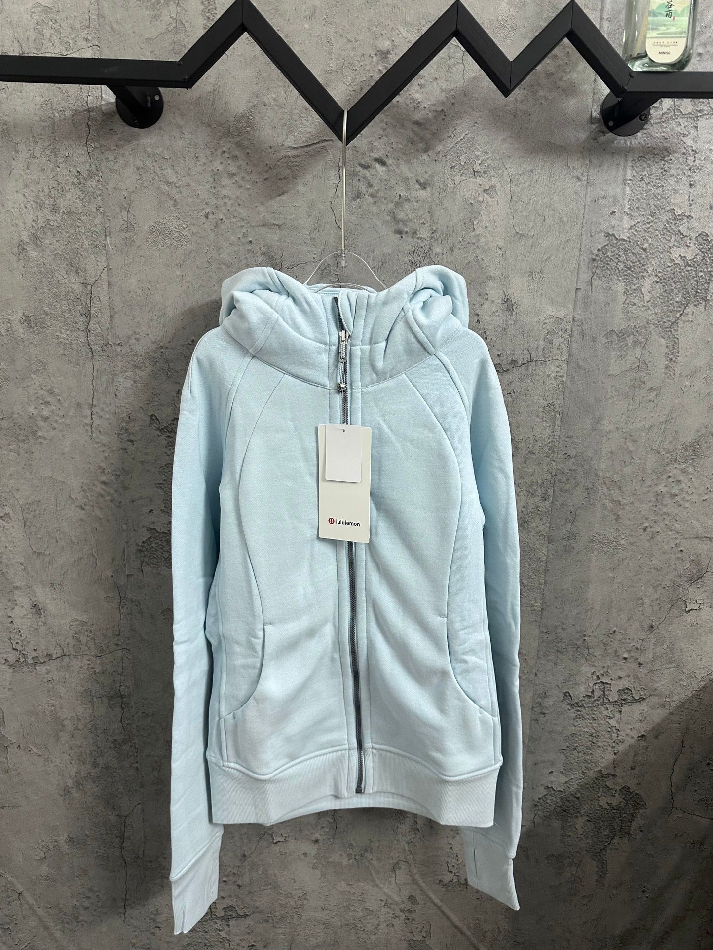 Lululemon light blue scuba jacket