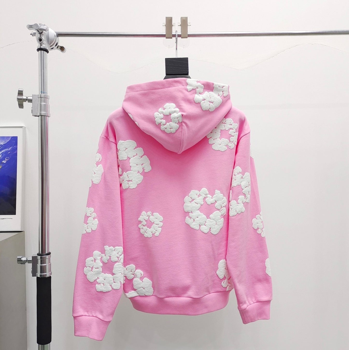 Pink  denim tears hoodie