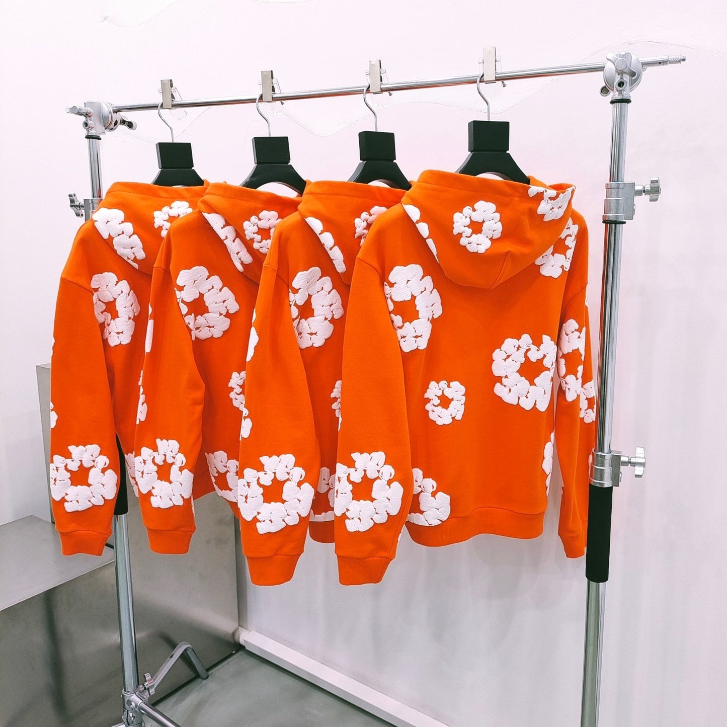 Denim Tears orange hoodie