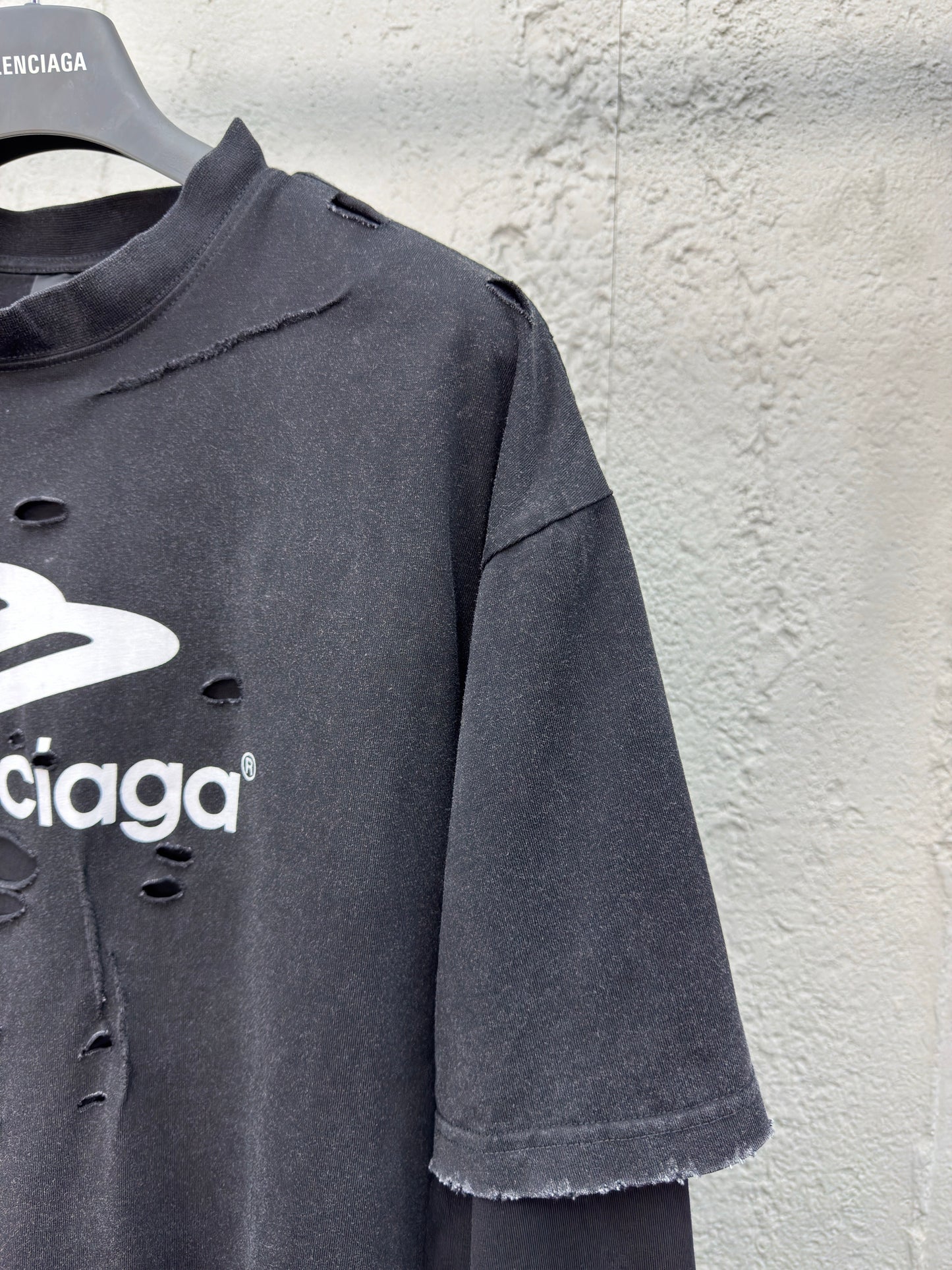 Balenciaga Layered 3B Shirt Black