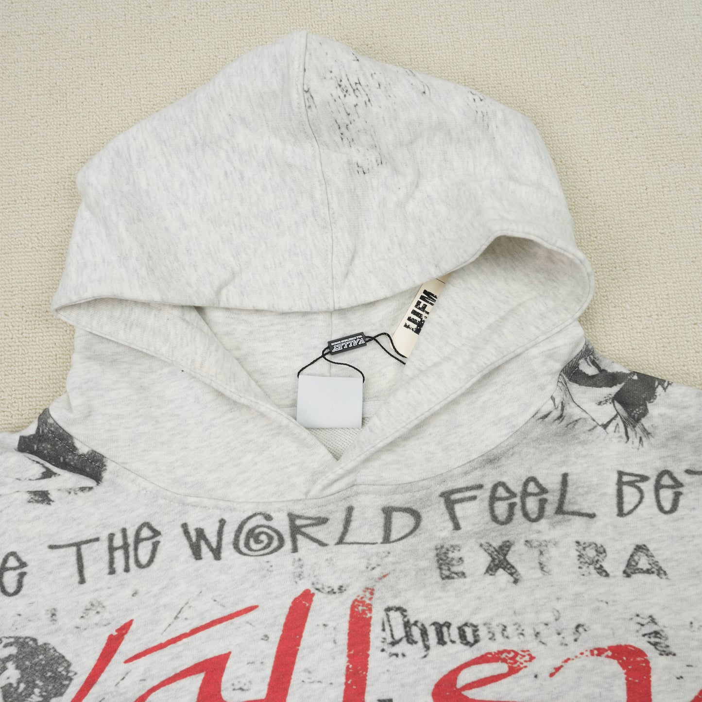 Vale Forever Mural Hoodie Grey