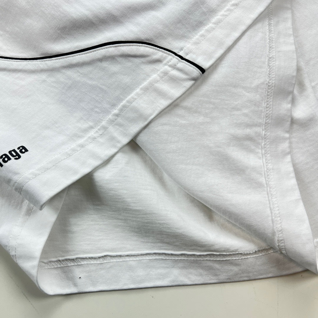 Balenciaga Paris Soccer Long Sleeve Oversized Jersey