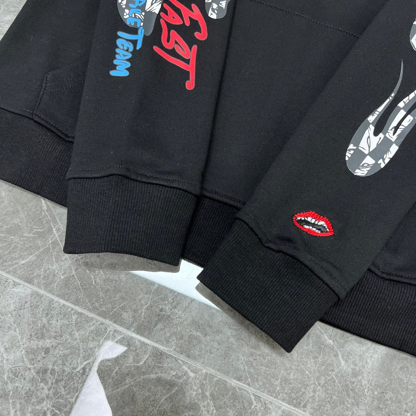 Chrome  hearts black race team hoodie