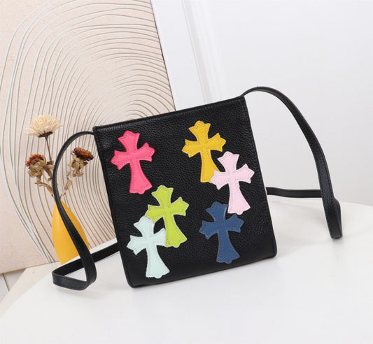 Chrome hearts colorful corsses handbag
