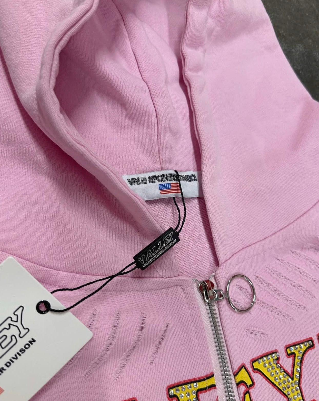 Vale Forever Dreams Zip Up Hoodie 'Pink'