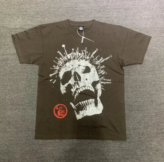 Hellstar crowed skull graphic tee