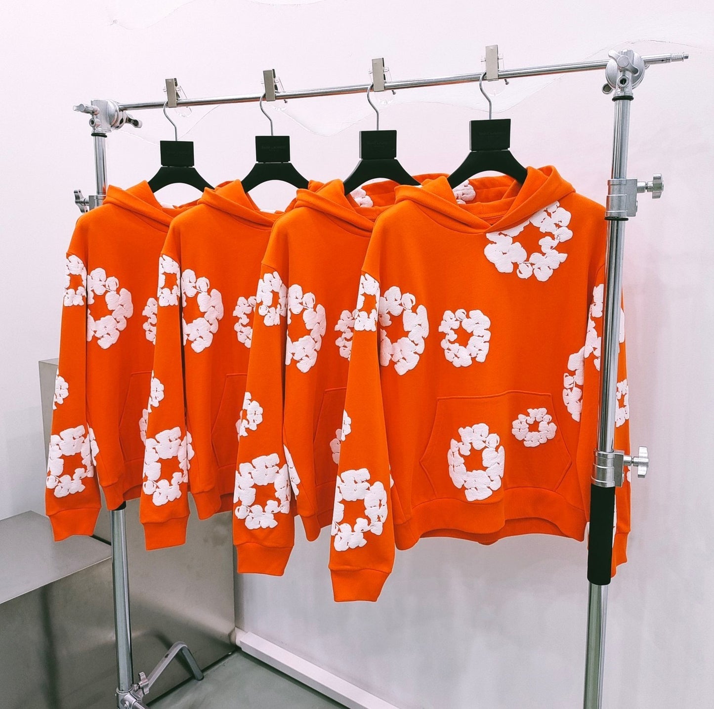 Denim Tears orange hoodie