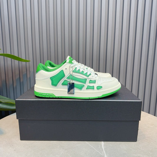 Amiri Skel Top Low 'White Green'