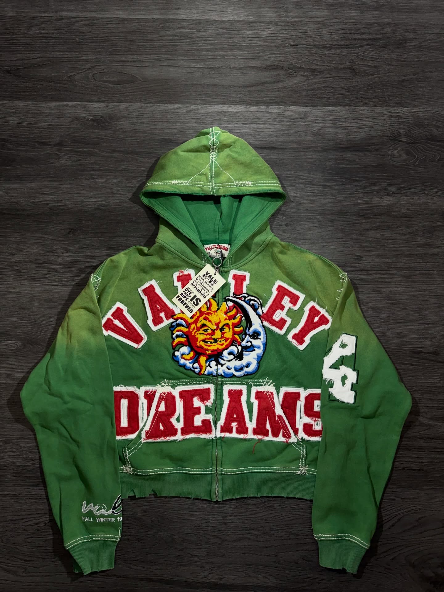 Vale Forever Sunny Zip Up 'Green'