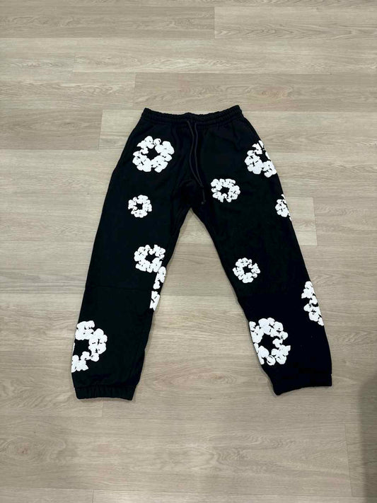 Black denim tears sweatpants