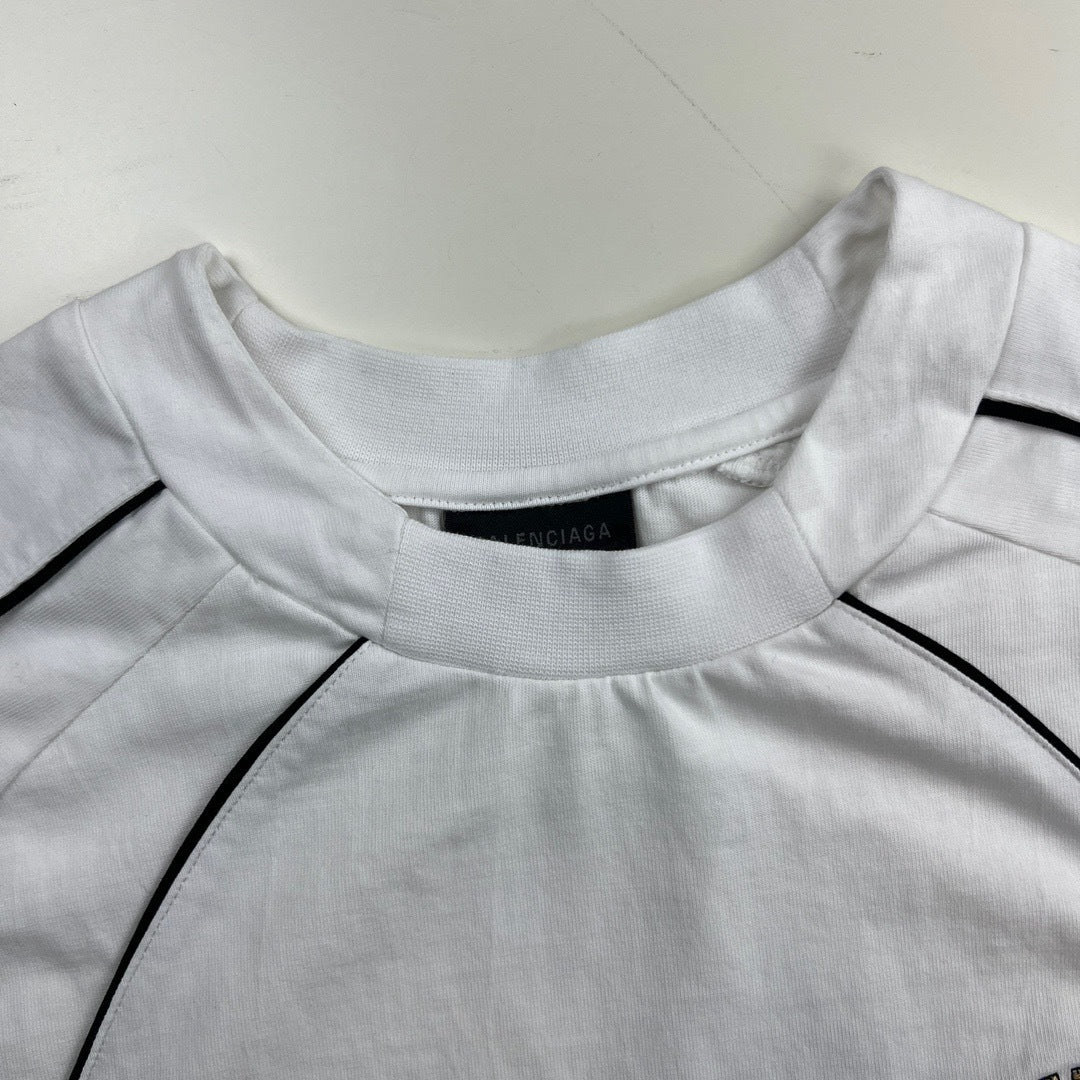 Balenciaga Paris Soccer Long Sleeve Oversized Jersey