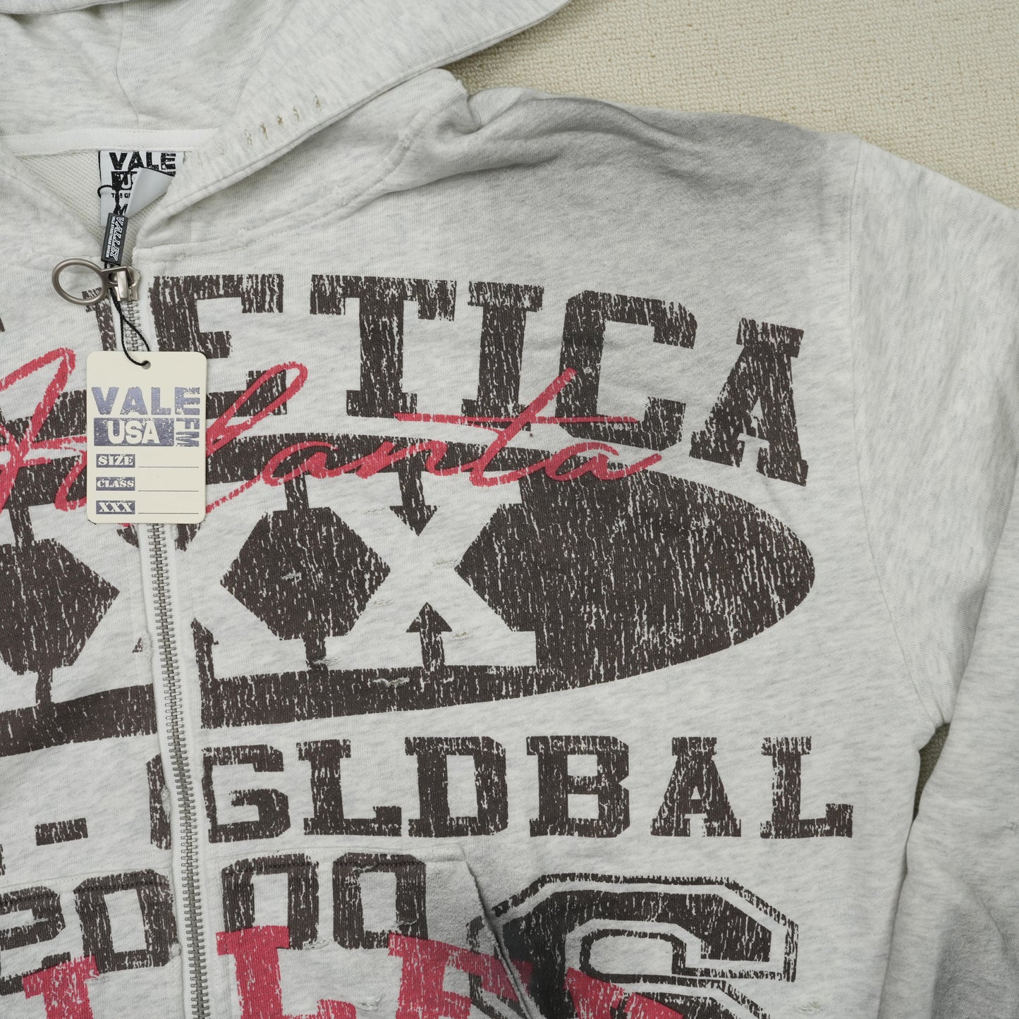 Vale Forever Destroyer Zip Up Hoodie