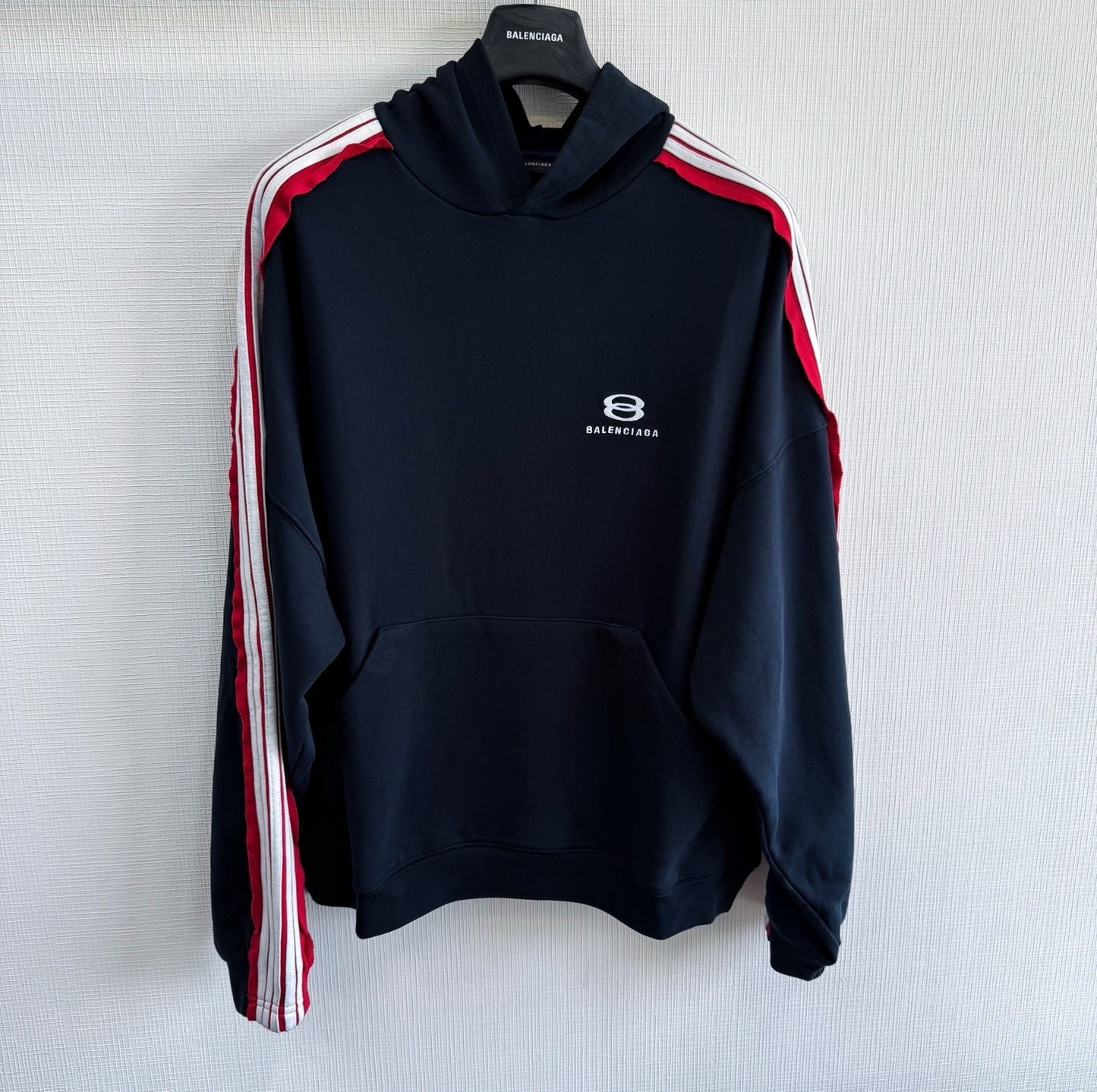 Balenciaga striped Unity Sports Icon Hoodie