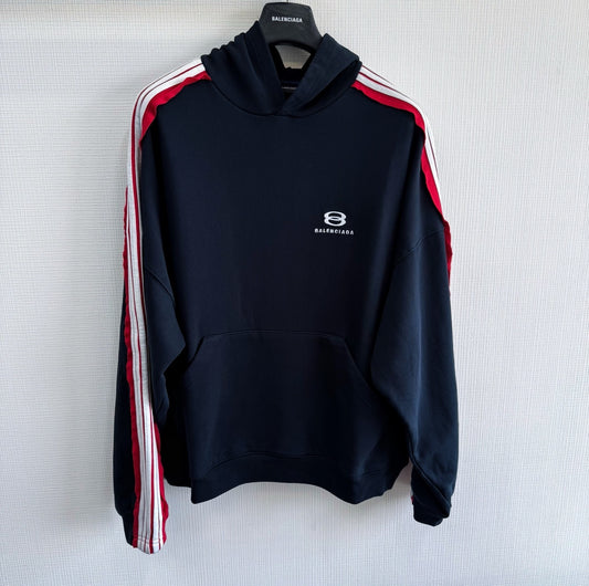 Balenciaga striped Unity Sports Icon Hoodie