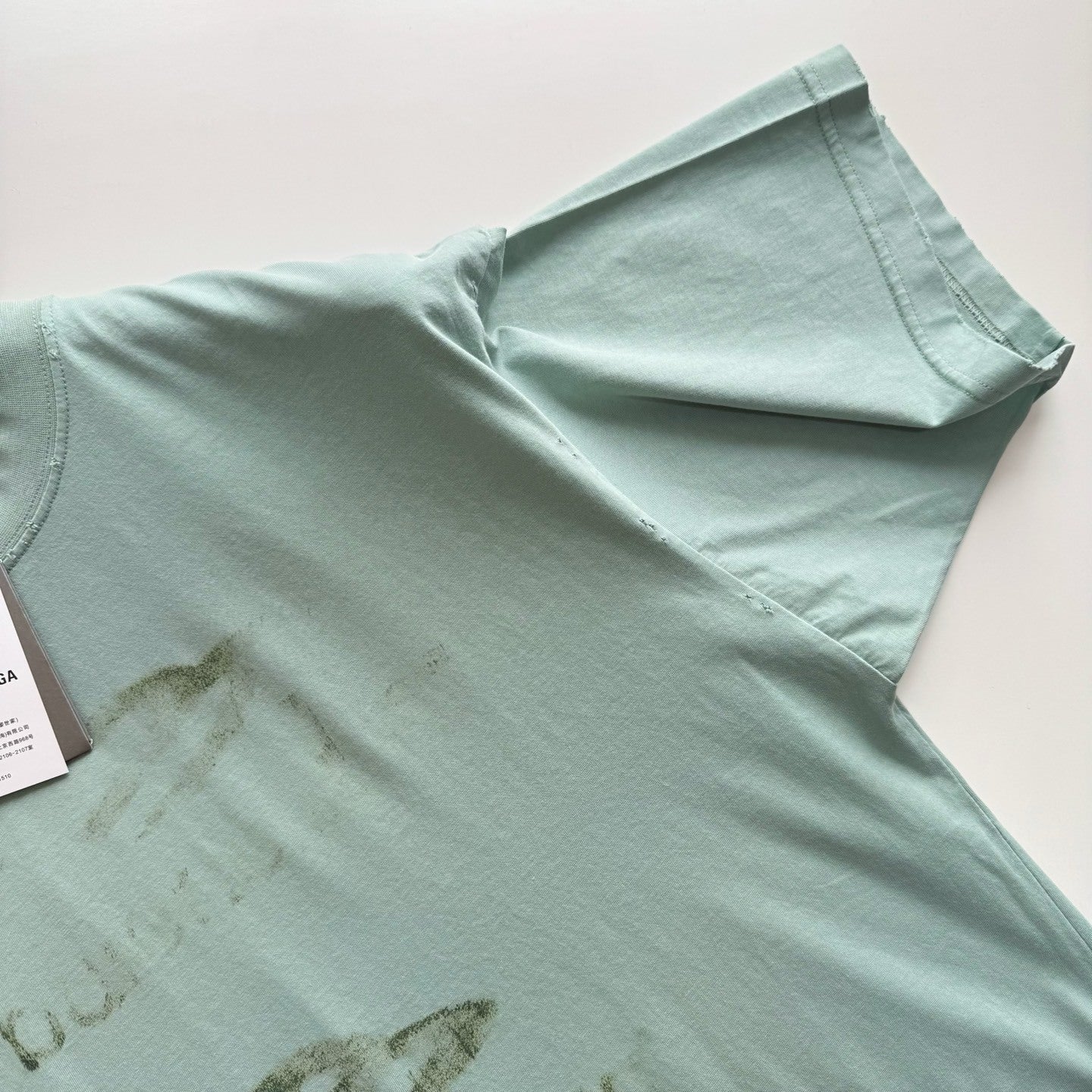 Balenciaga  DIY Imprint Cropped T-Shirt