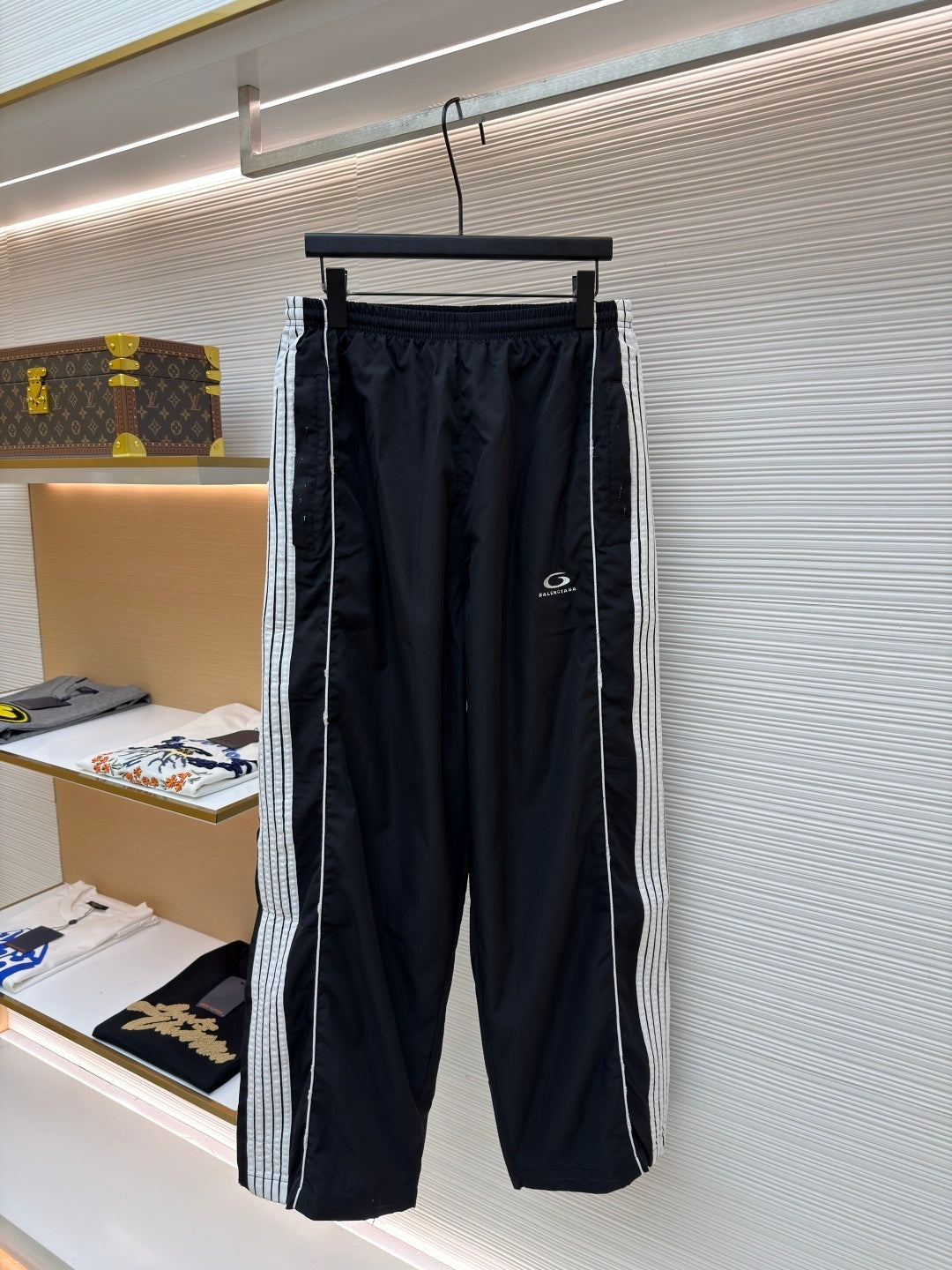 Balenciaga Loop Sports Track Pants black