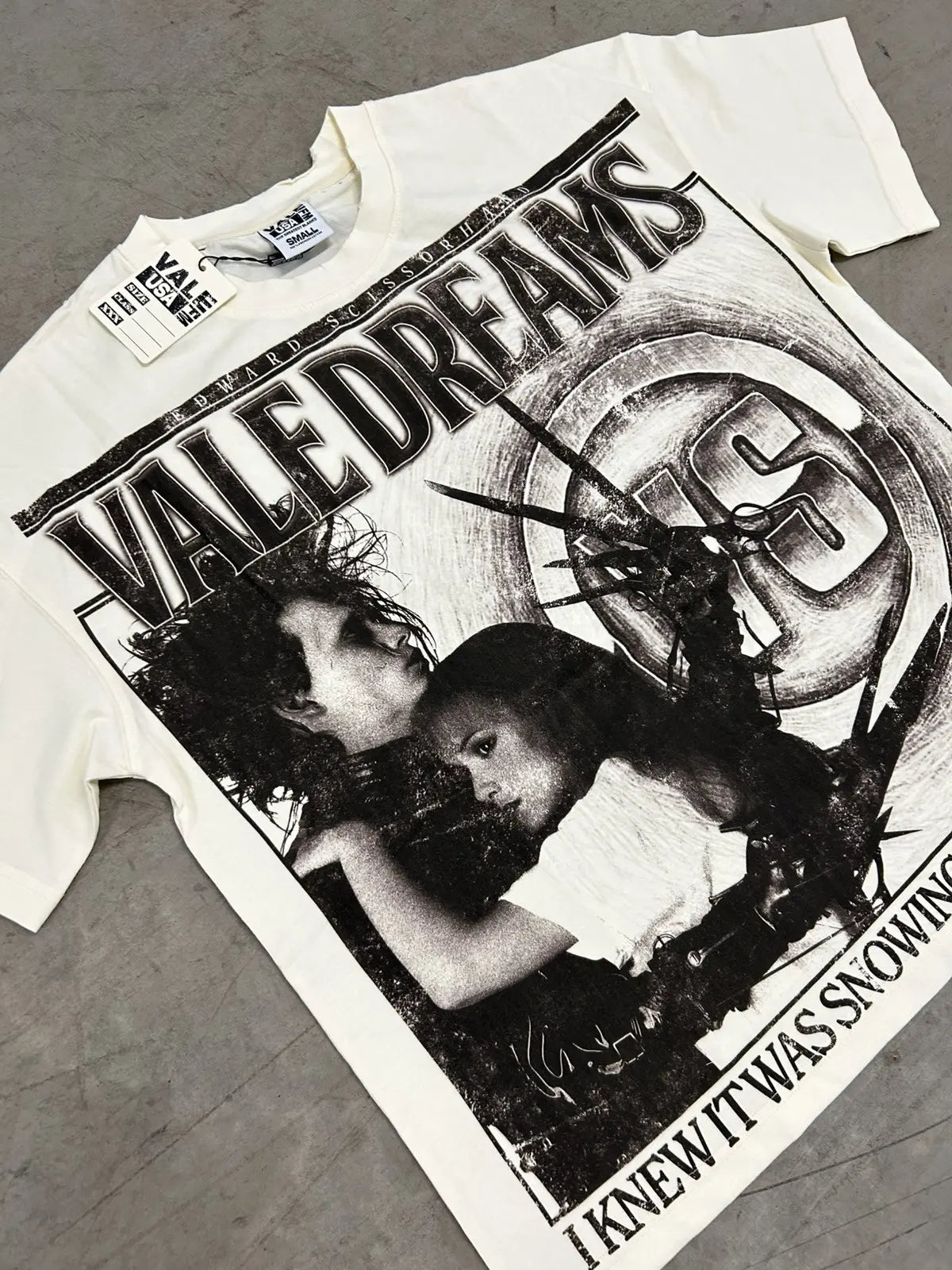 Vale Forever Valley Dreams Cream Scissorhands Tee