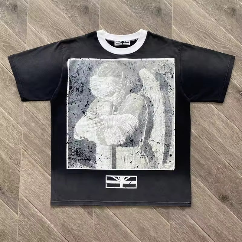 Vertebrae vross pain tee black